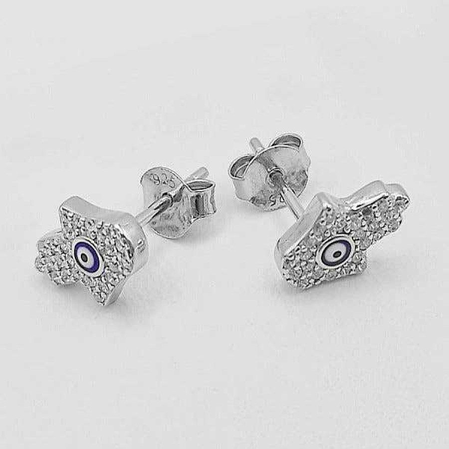 Joyas De Plata Joyeria Pepe Lozano Pendientes Plata Mano F Tima