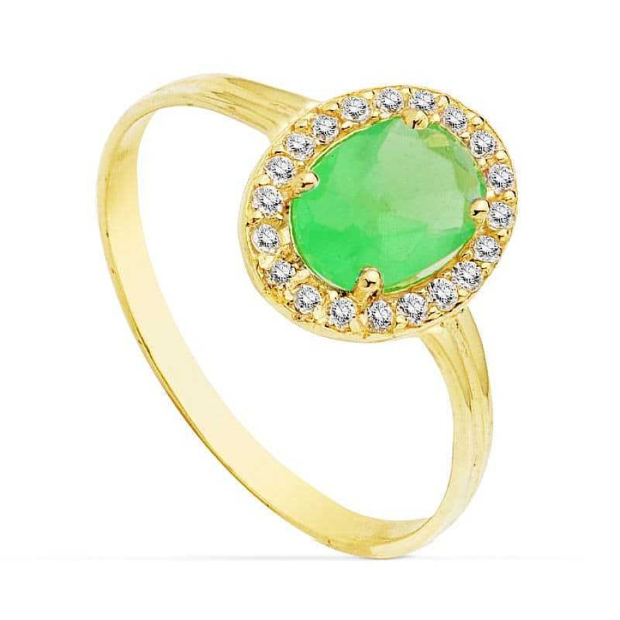 Joyas De Oro Joyeria Pepe Lozano Anillo Piedra Verde 18K