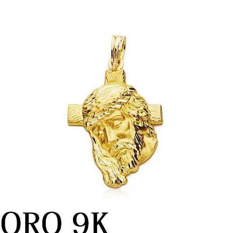 Joyas De Oro Joyeria Pepe Lozano Oro 9K Colgante Cabeza Cristo