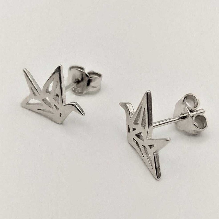 Joyas De Plata Joyeria Pepe Lozano Pendientes Plata P Jaro Origami