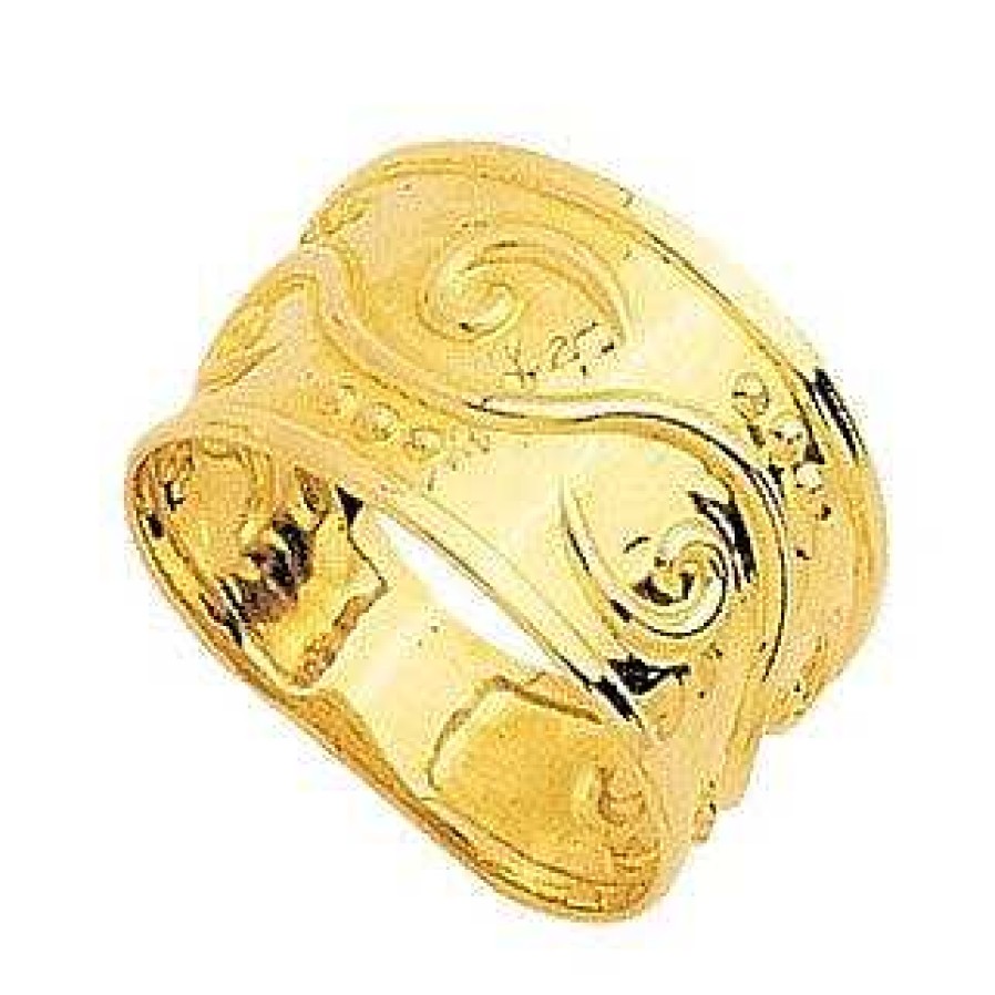 Joyas De Oro Joyeria Pepe Lozano Anillo Oro 18K Plano Relieve