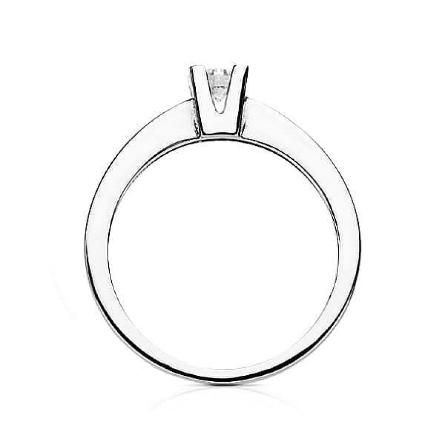 Joyas De Oro Joyeria Pepe Lozano Anillo Solitario Diamante 0,2Ct