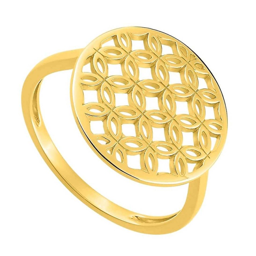 Joyas De Oro Joyeria Pepe Lozano Anillo Oro 18K Flor Vida