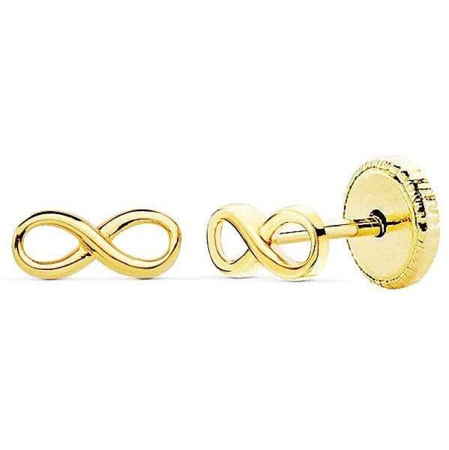 Joyas De Oro Joyeria Pepe Lozano Pendientes Oro Mini Infinito