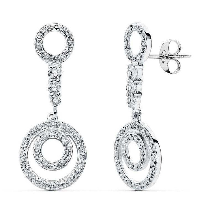 Joyas De Oro Joyeria Pepe Lozano Pendientes Oro Blanco C Rculos