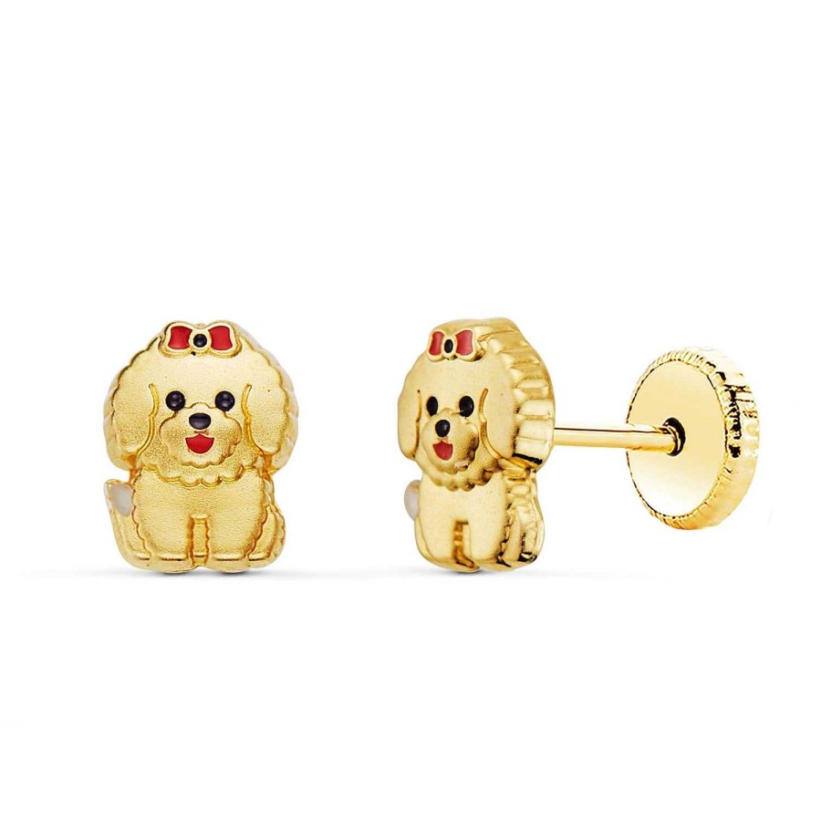 Joyas De Oro Joyeria Pepe Lozano Pendientes Bebe 18K Perrito