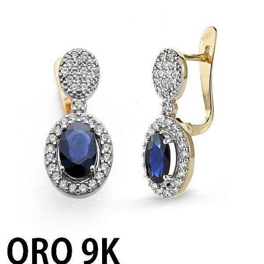 Joyas De Oro Joyeria Pepe Lozano Oro 9K Pendientes Esmeralda