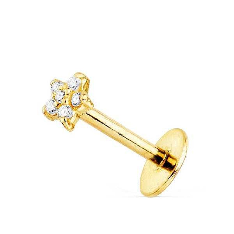 Joyas De Oro Joyeria Pepe Lozano Piercing Oreja Oro 18K Estrella (Unidad)