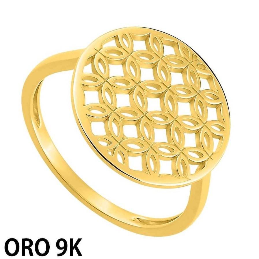 Joyas De Oro Joyeria Pepe Lozano Oro 9K Anillo Flor Vida