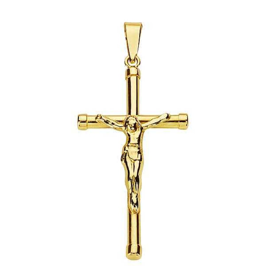 Joyas De Oro Joyeria Pepe Lozano Cruz Cristo Hueca Oro 30Mm