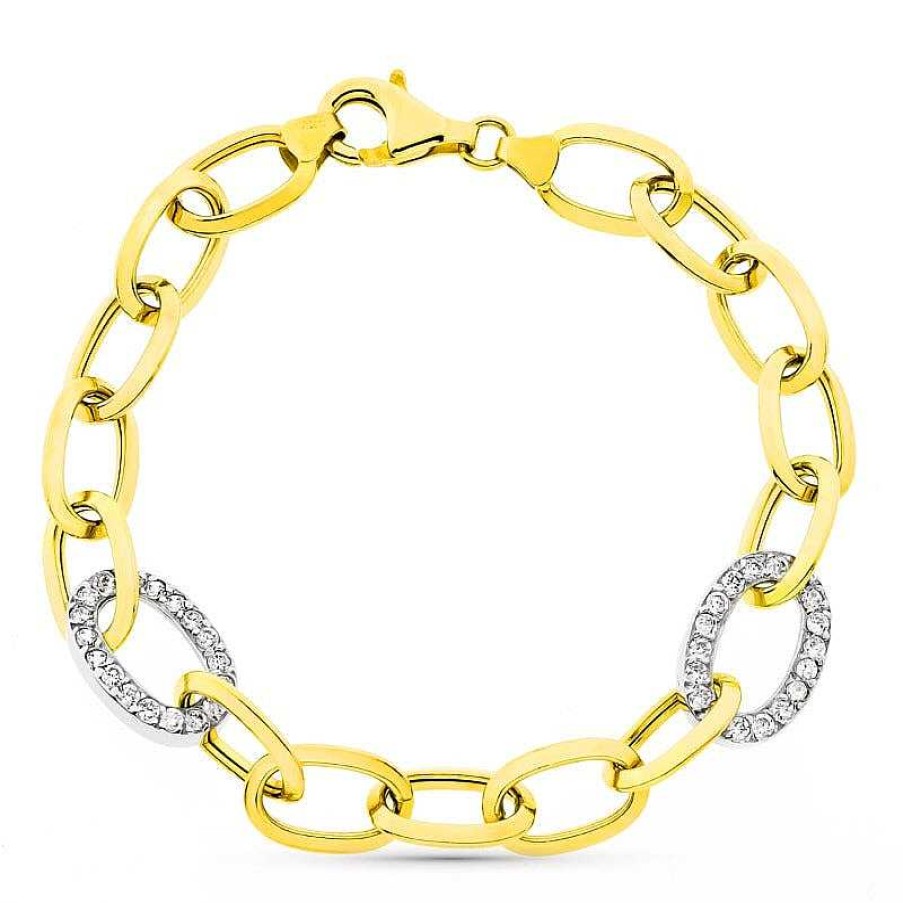 Joyas De Oro Joyeria Pepe Lozano Pulsera Oro Circonitas