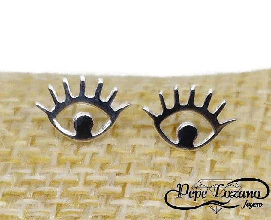 Joyas De Plata Joyeria Pepe Lozano Pendientes Plata Ojos Pesta As