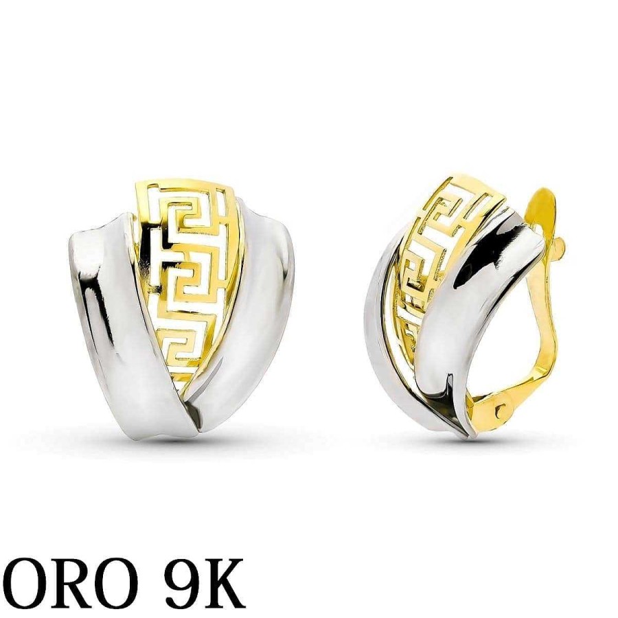 Joyas De Oro Joyeria Pepe Lozano Oro 9K Pendientes Greca