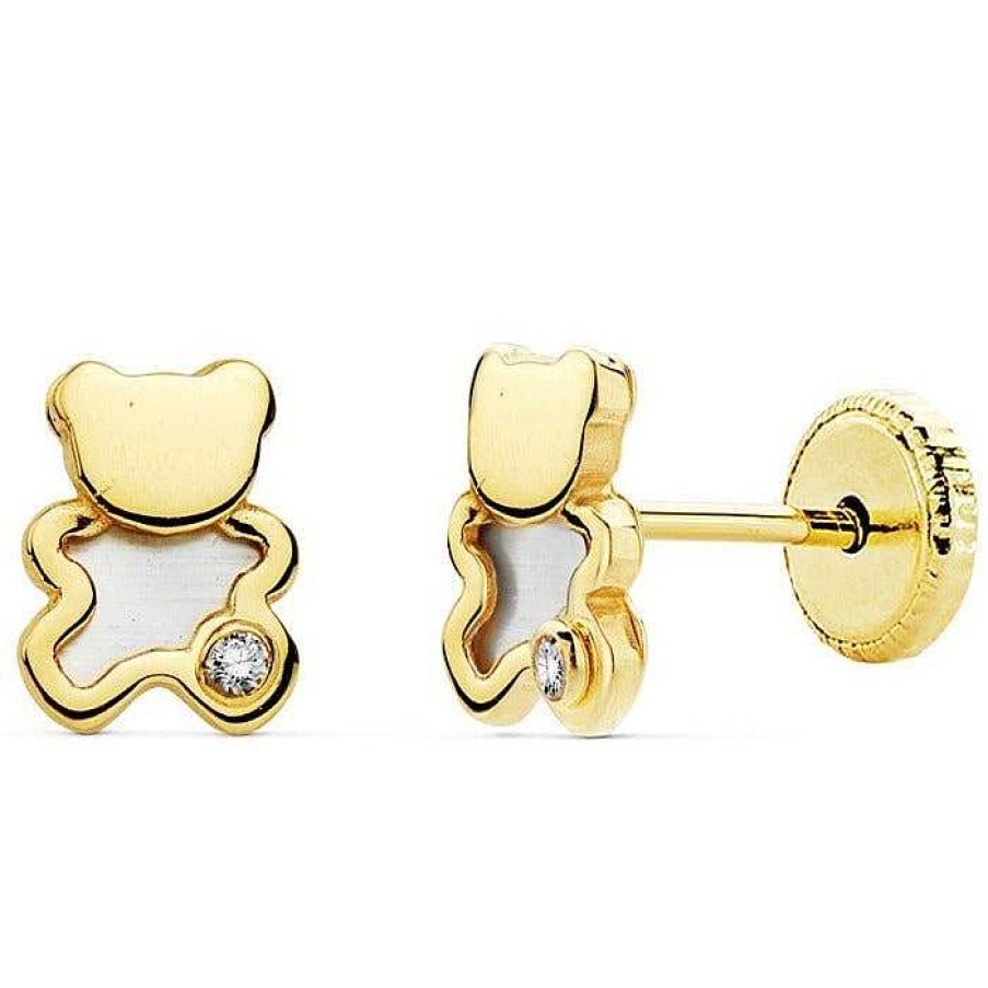 Joyas De Oro Joyeria Pepe Lozano Pendientes Oro Beb Oso N Car