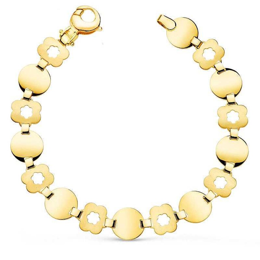 Joyas De Oro Joyeria Pepe Lozano Pulsera De Oro 18K Plana 12,5 Grs.