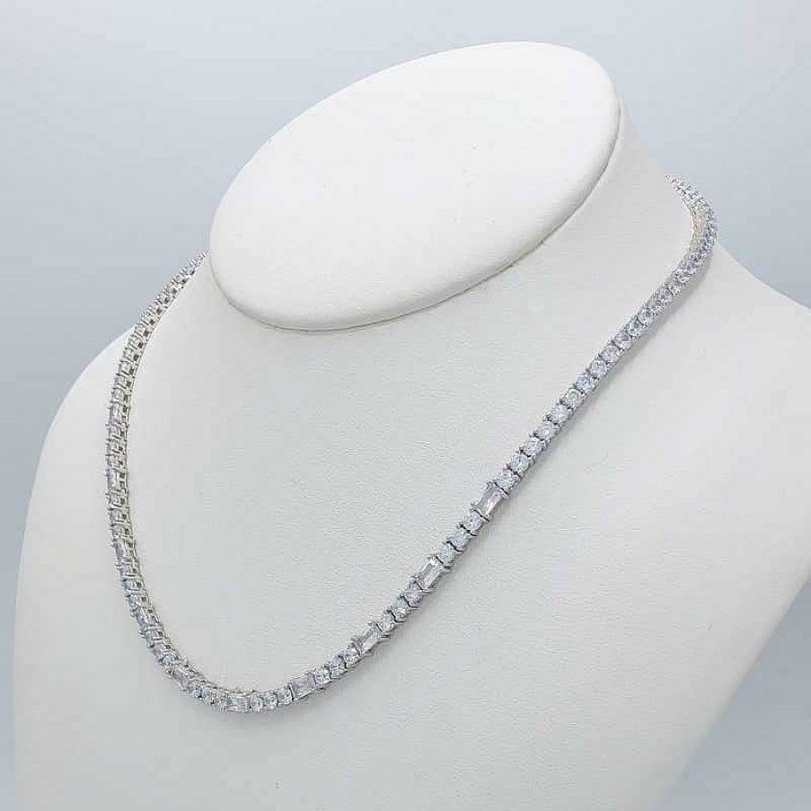 Joyas De Plata Joyeria Pepe Lozano Collar Salvatore Plata Circonitas