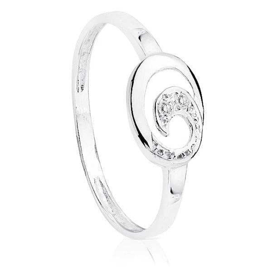 Joyas De Oro Joyeria Pepe Lozano Anillo Oro Blanco Espiral