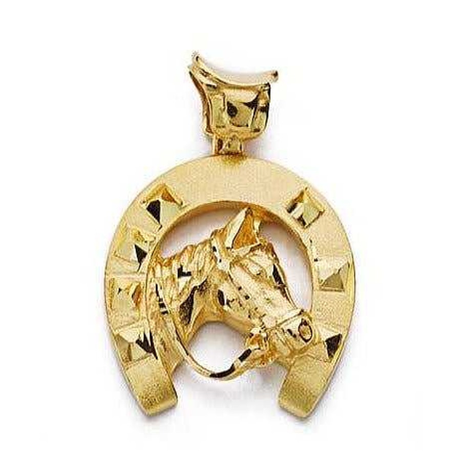 Joyas De Oro Joyeria Pepe Lozano Colgante Oro Herradura Caballo