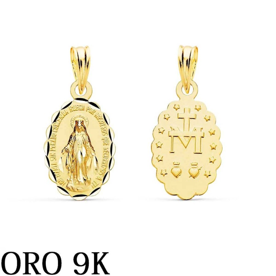 Joyas De Oro Joyeria Pepe Lozano Oro 9K Colgante Milagrosa