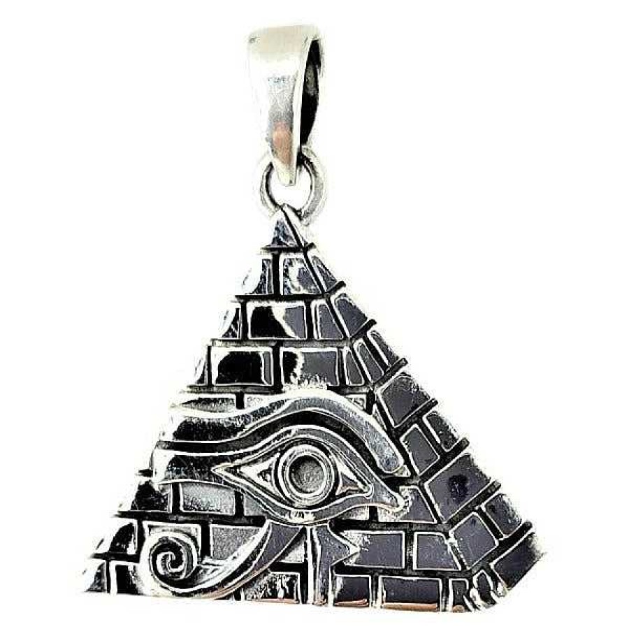 Joyas De Plata Joyeria Pepe Lozano Colgante Plata Pir Mide Con Ojo De Horus