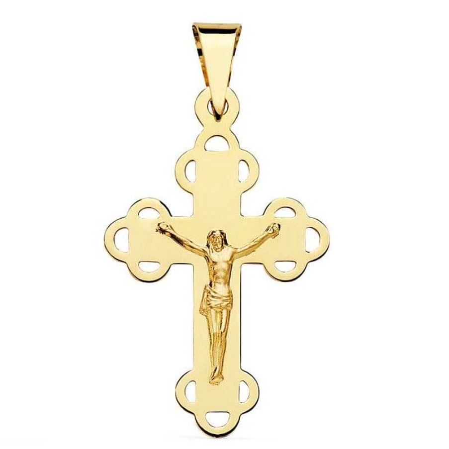 Joyas De Oro Joyeria Pepe Lozano Cruz Cristo Plana Calada Oro