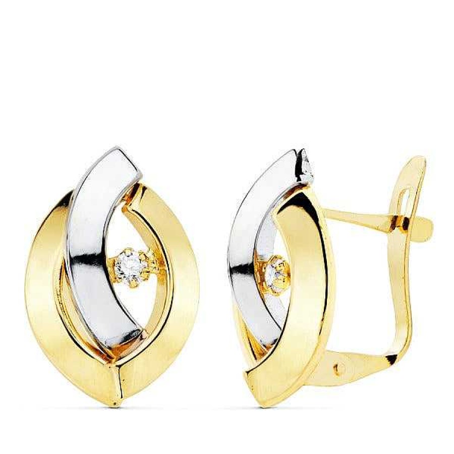 Joyas De Oro Joyeria Pepe Lozano Pendientes Oro Bicolor Catal N