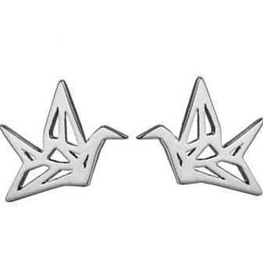 Joyas De Plata Joyeria Pepe Lozano Pendientes Plata P Jaro Origami