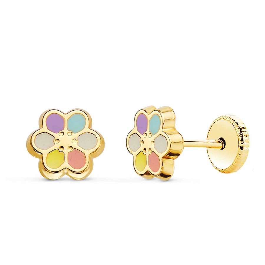 Joyas De Oro Joyeria Pepe Lozano Pendientes Bebe 18K Multicolor