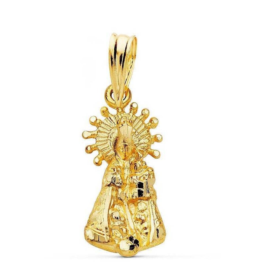 Joyas De Oro Joyeria Pepe Lozano Medalla Virgen De Los Desamparados Oro 18K 17Mm