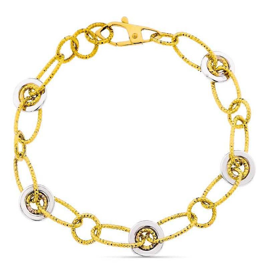 Joyas De Oro Joyeria Pepe Lozano Pulsera Oro Bicolor