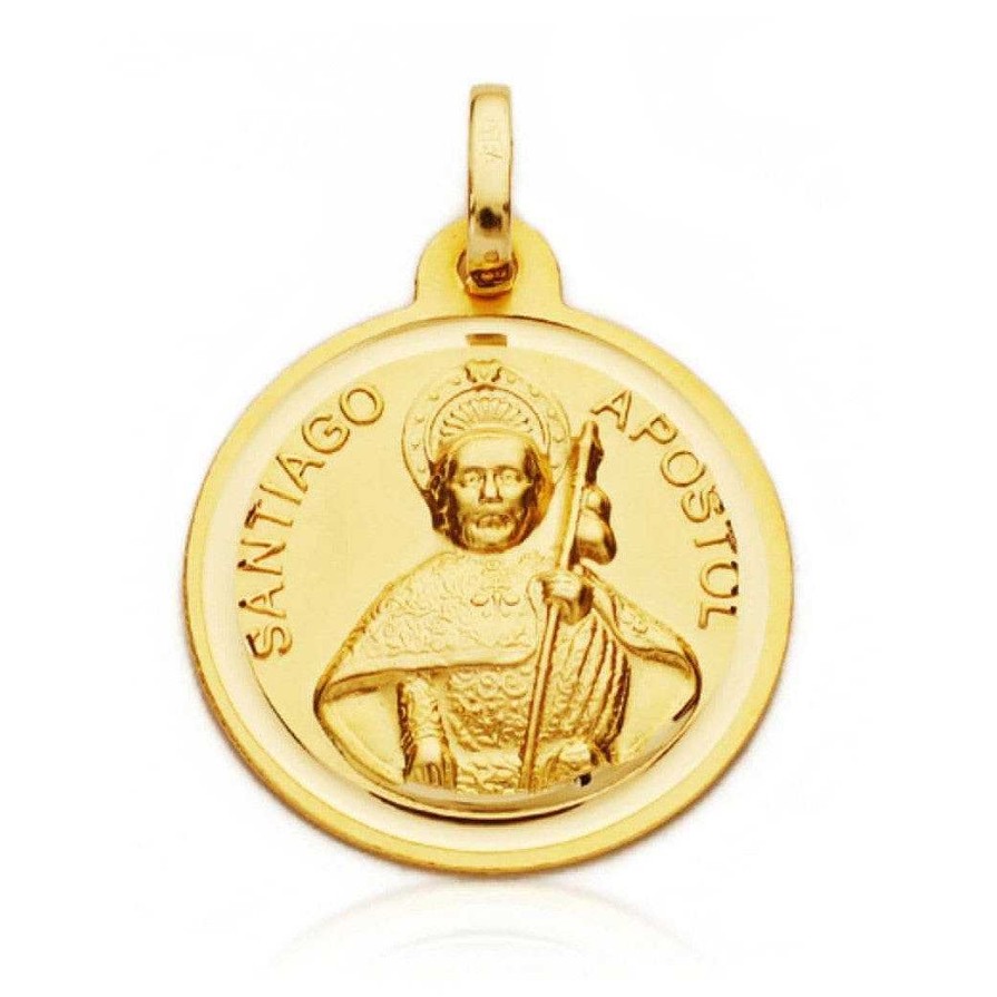 Joyas De Oro Joyeria Pepe Lozano Medalla Oro 18K Santiago Ap Stol