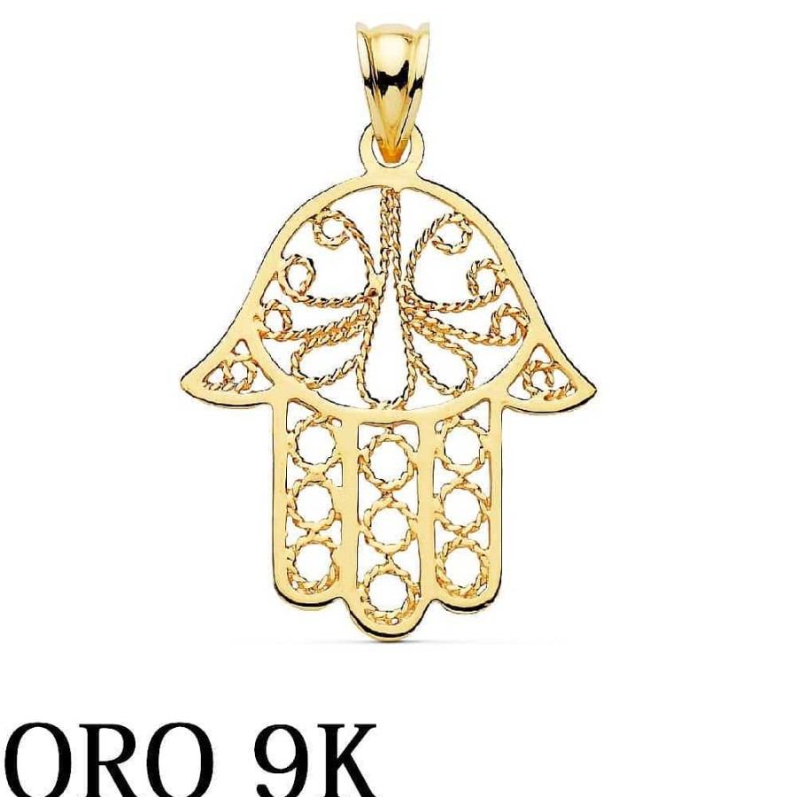 Joyas De Oro Joyeria Pepe Lozano Oro 9K Colgante Mano F Tima