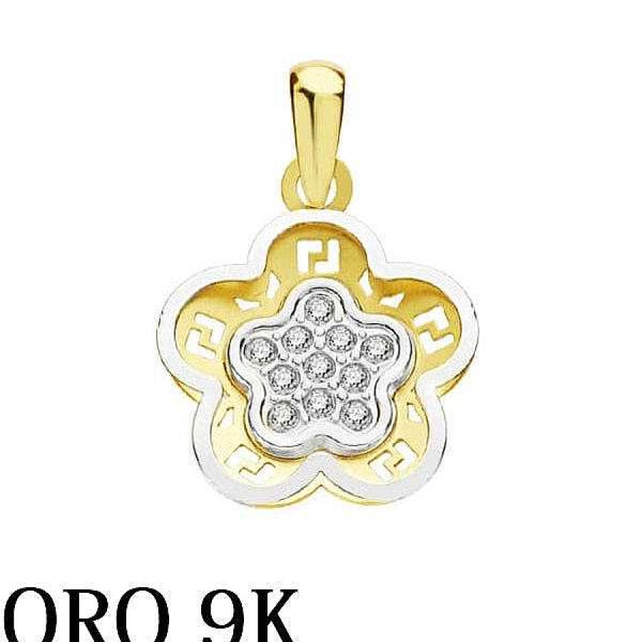 Joyas De Oro Joyeria Pepe Lozano Oro 9K Colgante Flor