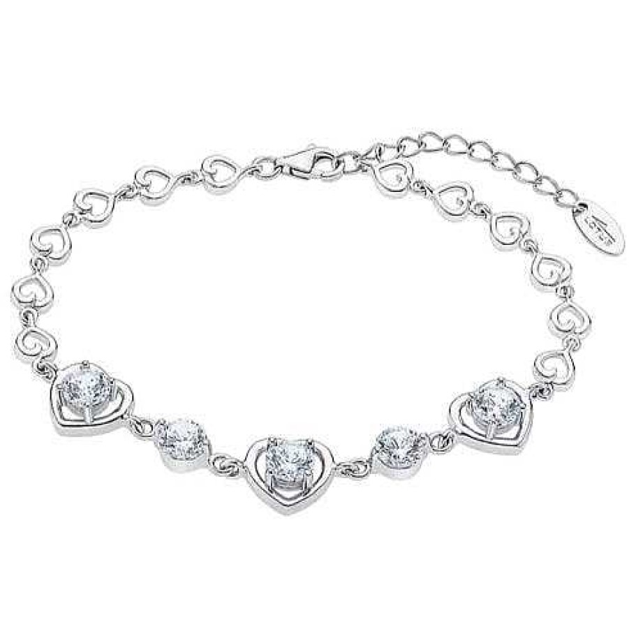 Joyas De Plata Joyeria Pepe Lozano Pulsera Corazones Lotus Silver Trendy