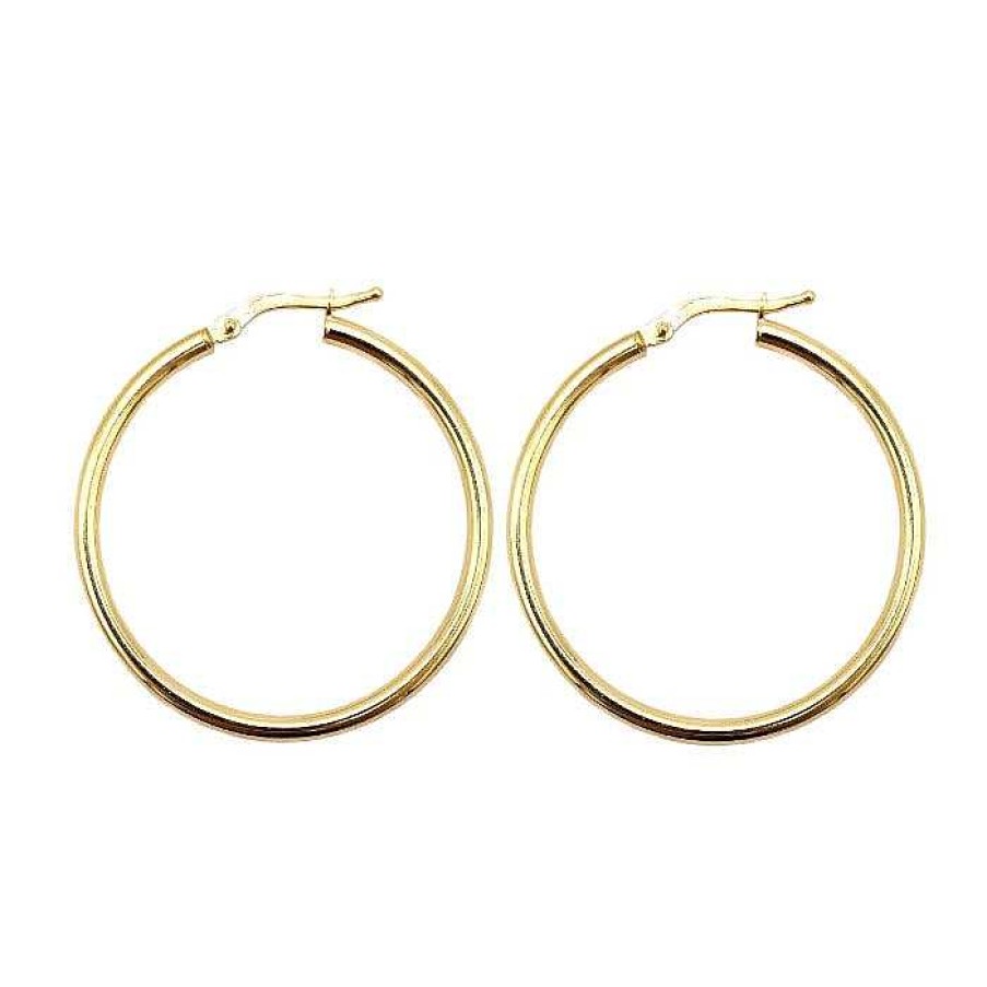 Joyas De Oro Joyeria Pepe Lozano Aros Oro 2X28 Mm