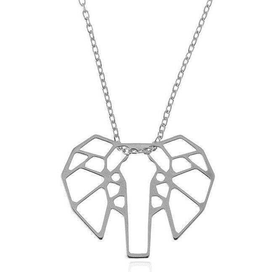 Joyas De Plata Joyeria Pepe Lozano Colgante Plata Elefante Origami