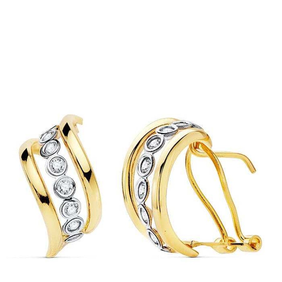 Joyas De Oro Joyeria Pepe Lozano Pendientes Oro Barritas Omega