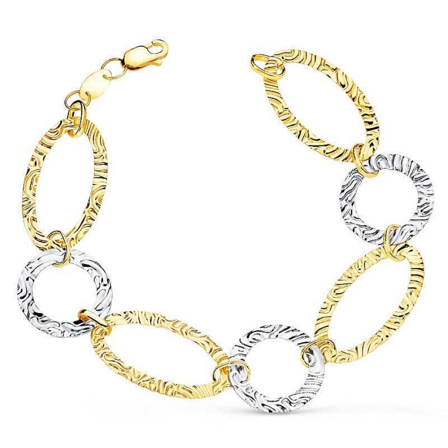 Joyas De Oro Joyeria Pepe Lozano Pulsera Bicolor Oro