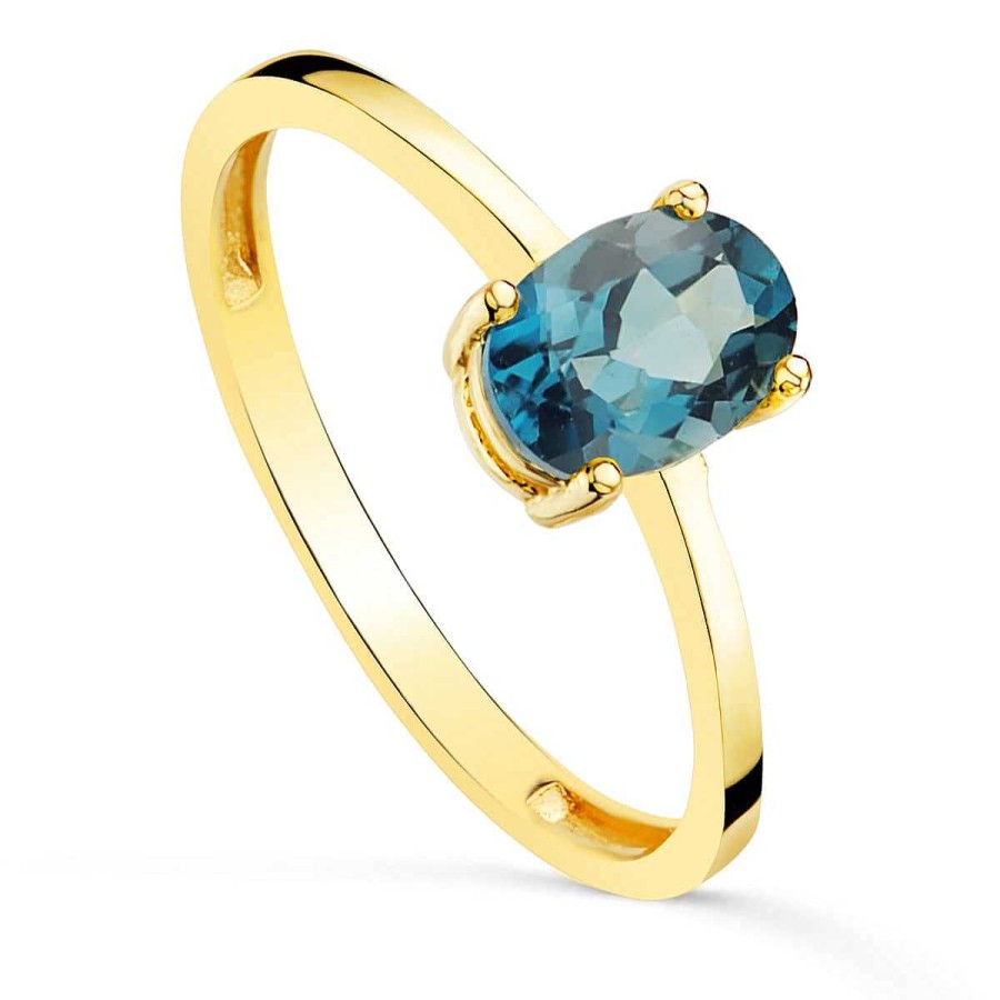 Joyas De Oro Joyeria Pepe Lozano Anillo Oro Blue London