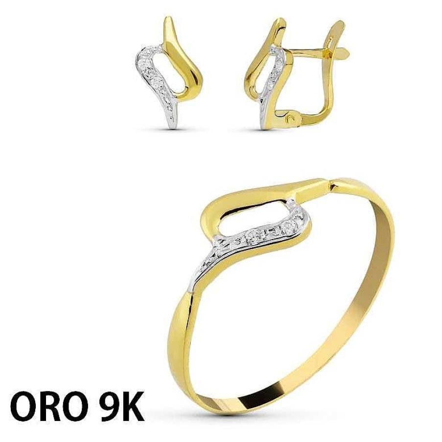 Joyas De Oro Joyeria Pepe Lozano Oro 9K Conjunto Comuni N Fino