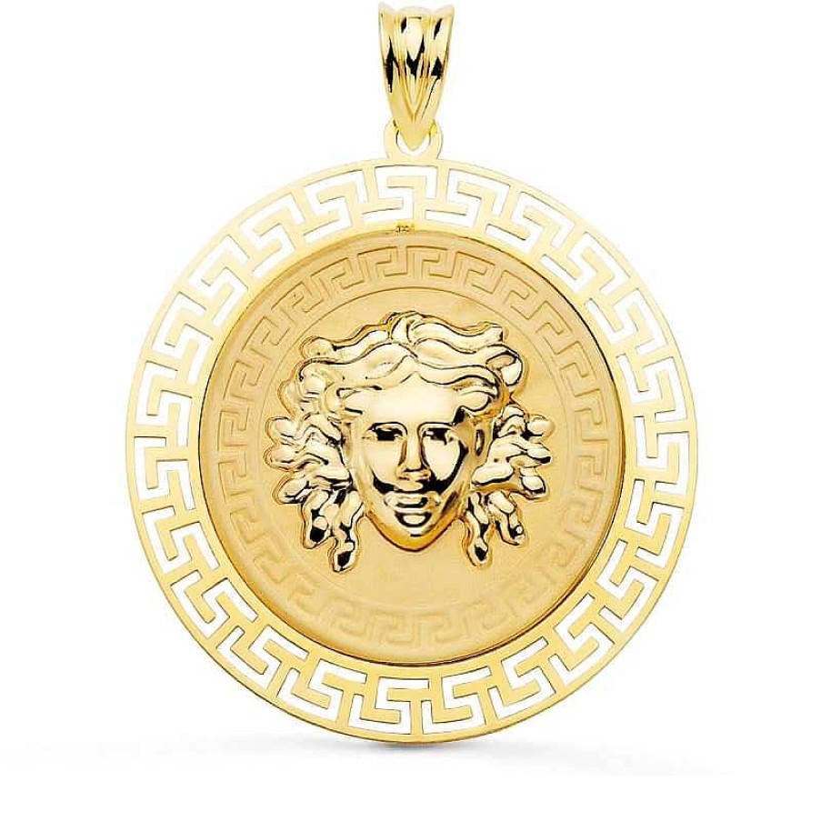 Joyas De Oro Joyeria Pepe Lozano Colgante Oro Medusa Greca