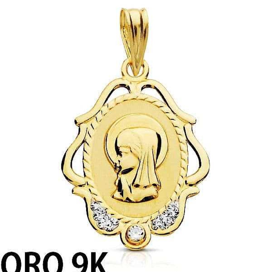 Joyas De Oro Joyeria Pepe Lozano Oro 9K Medalla Comuni N Virgen