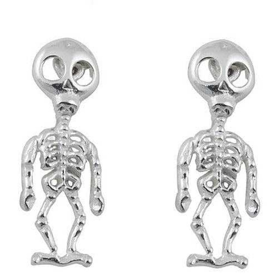 Joyas De Plata Joyeria Pepe Lozano Pendientes Plata Esqueleto