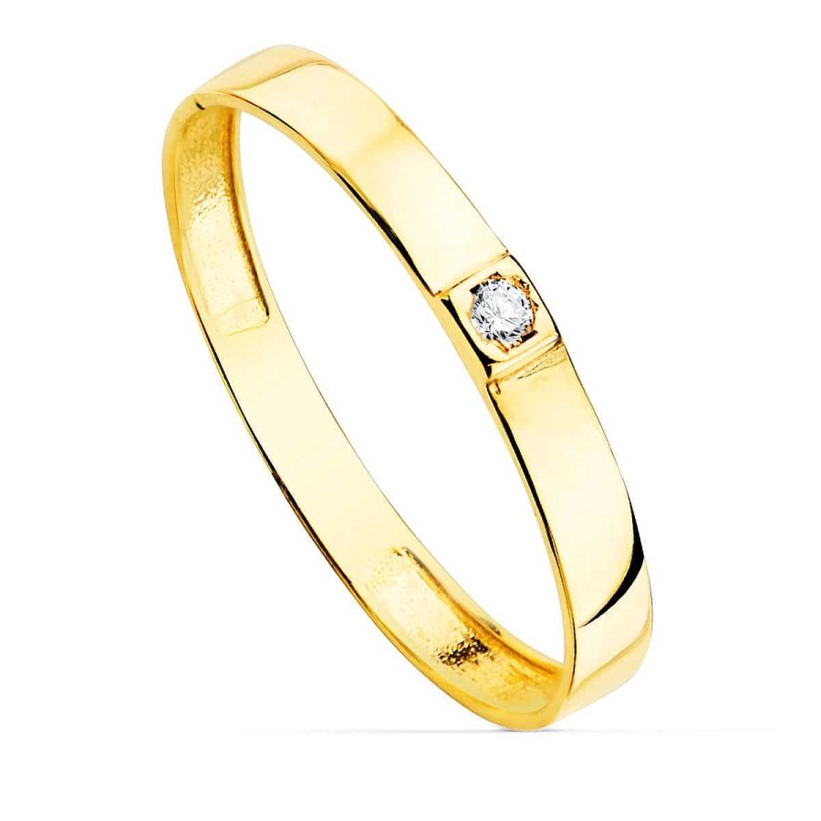 Joyas De Oro Joyeria Pepe Lozano Anillo Oro 18K Liso 2Mm