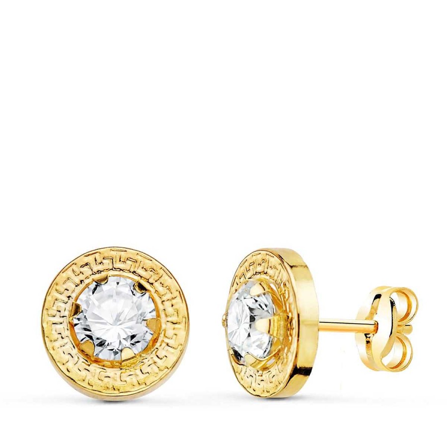 Joyas De Oro Joyeria Pepe Lozano Pendientes Oro 18K Cerco Greca