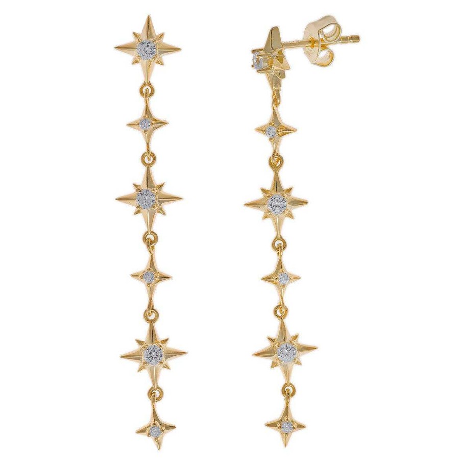 Joyas De Plata Joyeria Pepe Lozano Pendientes Salvatore Plata Largos Estrellas