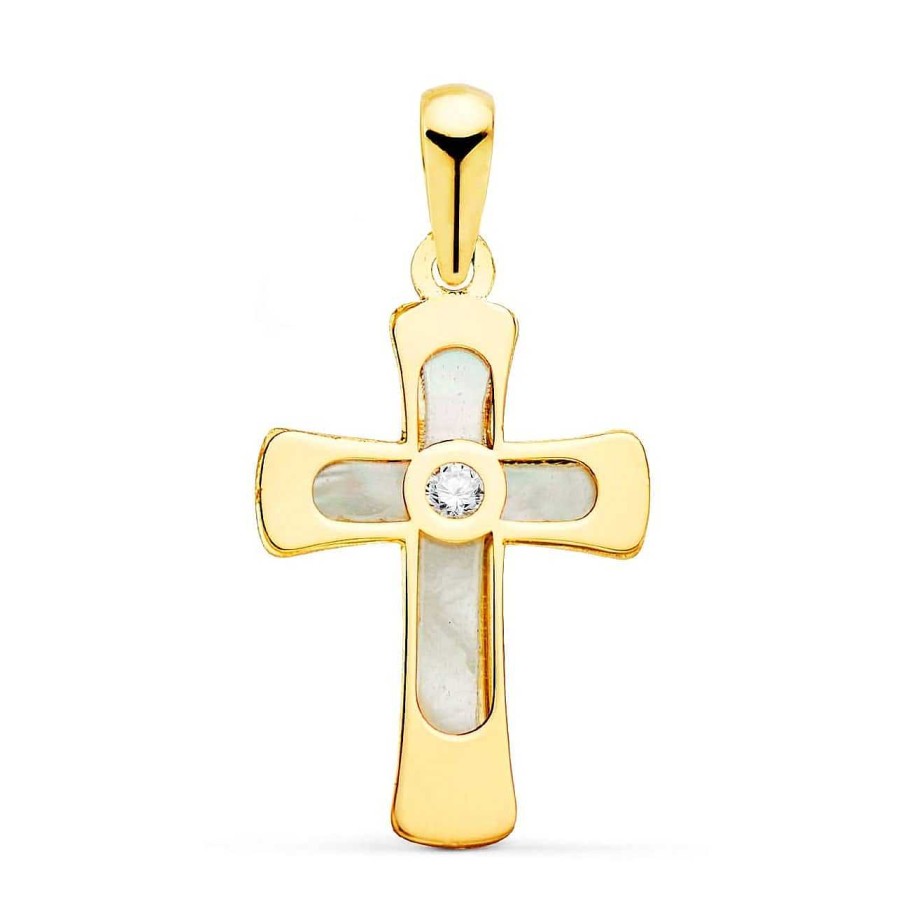 Joyas De Oro Joyeria Pepe Lozano Cruz Oro 18K N Car Mujer