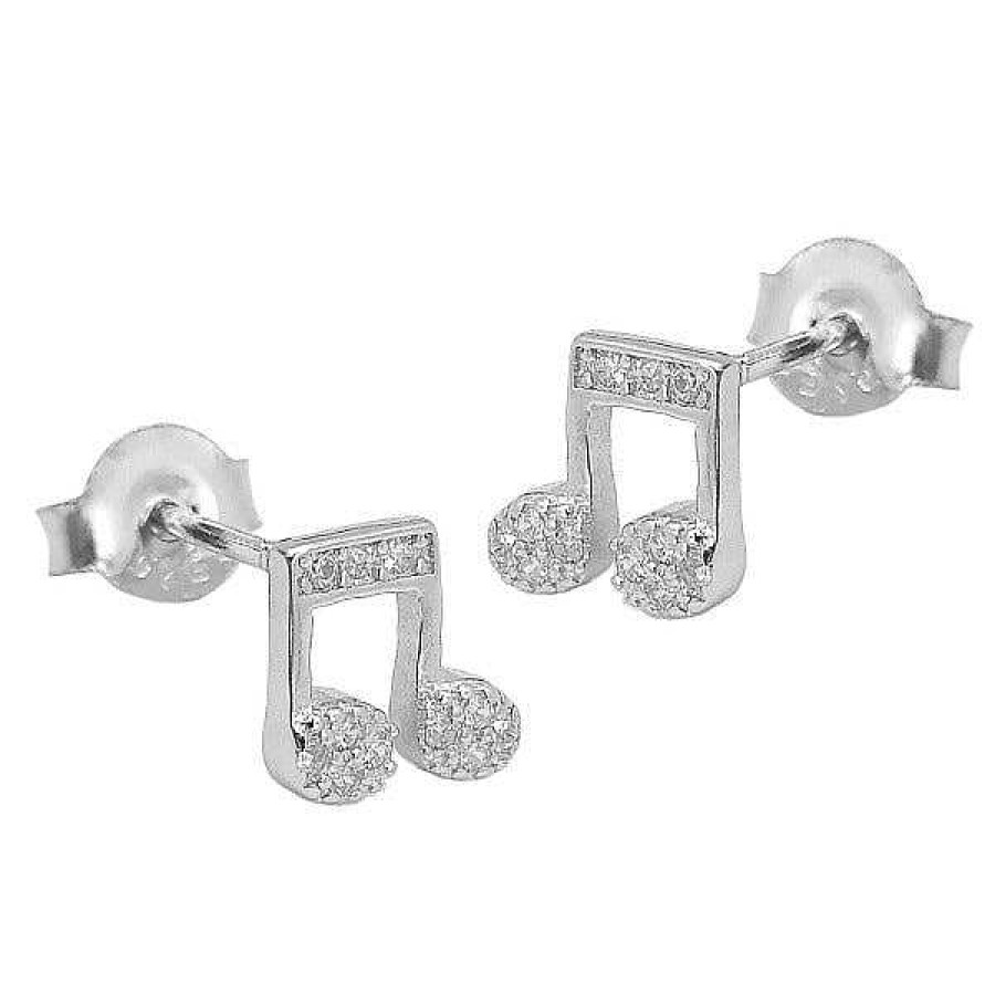 Joyas De Plata Joyeria Pepe Lozano Pendientes Plata Nota Musical