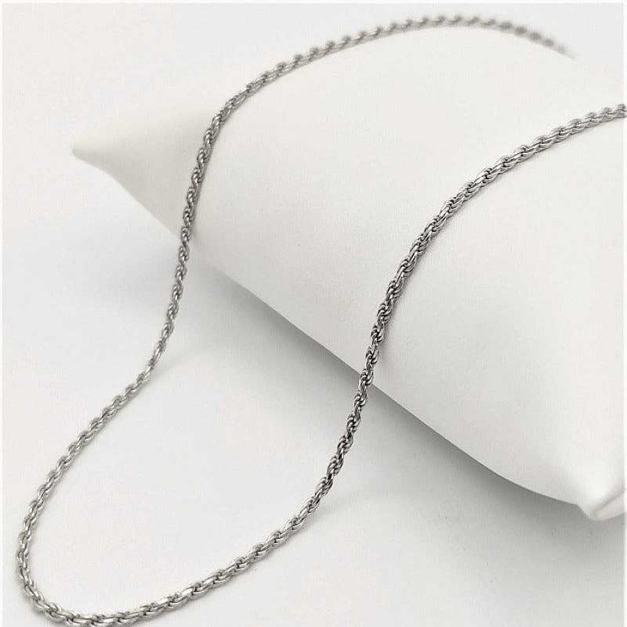 Joyas De Plata Joyeria Pepe Lozano Cadena De Plata Cord N 40/45 Cm