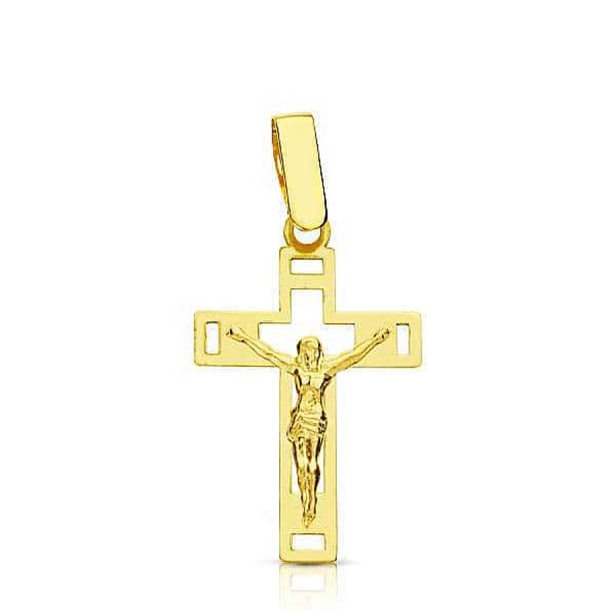 Joyas De Oro Joyeria Pepe Lozano Cruz Cristo Oro Calada 20Mm